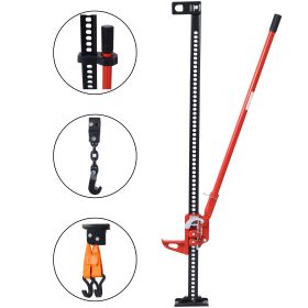 High Lift Farm Jack,60" Utility Farm Jack, 7000 lbs Capacity Ratcheting Off Road Utility Jack, Heavy-Duty Farm Jack for Tractor, Truck, SUV