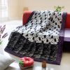 decOnitiva - [Tasteful Life -A] Patchwork Throw Blanket (86.6 by 63 inches)