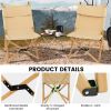 Folding Camping Chair with 2-Level Adjustable Backrest