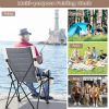 Portable Lumbar Back Camping Chairs for Outdoors